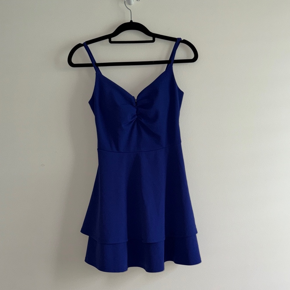 B Darlin Royal Blue Mini Dress